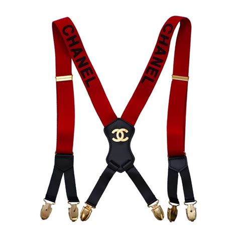 chanel suspenders knockoff|Chanel dupe leather.